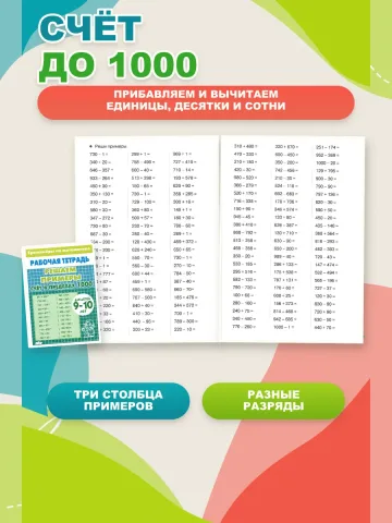 Умножение деление и счет. Решение примеров. 6 тетрадей